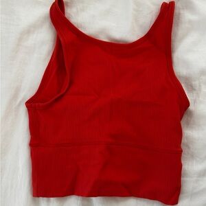 lululemon athletica Red Tank Top